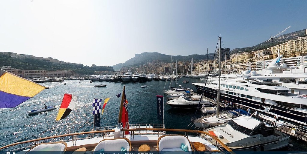 Monaco Yacht Show - from Princess Mariana’s rear deck © SW